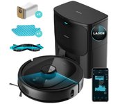 Cecotec robot aspirador con base de autovaciado conga 7490 immortal home genesis. navegación láser 3000 pa autonomía 120 mins app cepillo