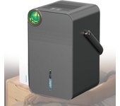 Deshumidificador portátil, deshumidificador doméstico, purificación de aire, función de control simple con un solo botón, gris