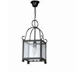 Fab 1.960/18-negro | farol forja monasterio 1xe27 regx20,5x20,5 negro