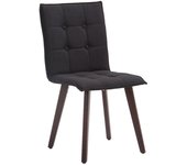 Silla miller en tejido cappuccino negro
