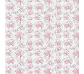 Papel pintado floral rosales vintage