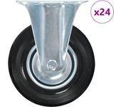 Ruedas fijas 24 unidades 125 mm
