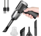 Aspiradora de mano inalámbrica para coche, miniaspiradora doméstica recargable de alta potencia, aspiradora de escritorio, limpieza de polvo para el h