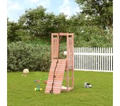 Maison exclusive - casita infantil con pared de escalada madera abeto douglas