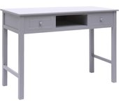 Escritorio | aparador | armario de cocina de madera maciza de paulownia gris 108x45x76 cm cfw88546