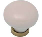 Pomo redondo porcelana c/base f/3 31x26