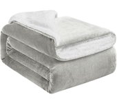 Tienda eurasia - manta sofa, sherpa polar, 130 x 170 cm, suave con borreguito