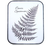 Origen home decor adorno pared hoja placas metal | placa de metal blanco rectangular - 53x43x2cm