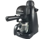 Beper bc.002 cafetera espresso, espumador latte, máquina de café espresso,240 ml, 800w, jarra medidora de tazas, mando monomando, negro