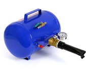 Wiltec cañón de aire para inflado de neumáticos 19l aire comprimido inflador booster max. 10bar