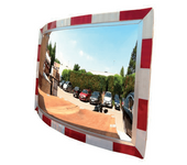 Espejo rectangular mediano con banda reflectante mr3054rb