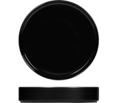 6x h&h norway platos hondos porcelana negra ø 19,5 cm