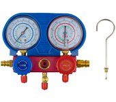 Jbm manómetro para comprobación del sistema de aire acondicionado - bar (ref.53456)