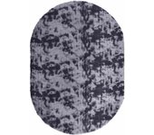 Alfombra de pelo largo navarra gris oscuro 300x200 cm poliéster