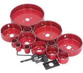 Kit de herramientas para abrir agujeros en madera con 1 broca, 1 junta, 1 llave hexagonal y 13 abridores d