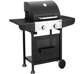 Barbacoa de gas okg 2 quemadores cm 110x57 h 106 qlima