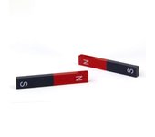 Magnet expert - alnico barre magnetiche con plo nord-sud 11 x 6 x 75 mm, pacco da 2