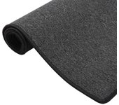 Alfombra de pasillo | tapete de pasillo gris antracita 80x300 cm cfw65310