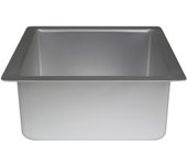 Pme sqr104 teglia professionale, alluminio, argento, 25 x 25 cm