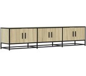 Mueble tv laminado roble sonoma 180x35x41 cm