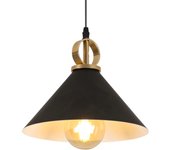 Luminaria de suspensión industrial vintage, e27 retro lustre suspensión en metal, luminaria de diseño edison plafonnier para salón chambre café bar re