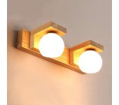 Aplique led para baño, iluminación moderna para espejo de baño, impermeable y antivaho-220v-5w-luz cálida