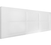 Cabecero tapizado zoe| cabezal acolchado | tapizado en polipiel de alta gama | color blanco | medida: 140x55x3 cm (cama 135/140 cm)
