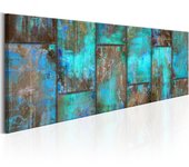 Tableau - metal mosaic: blue [150x50]