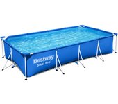 Piscina sobre el suelo rectangular steel pro frame