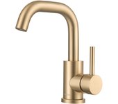 Grifo lavabo dourado, grifo de baño, mezclador monomando - lomazoo stellar