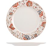 Vajilla de cerámica jacobea redonda cm31,5, multicolor