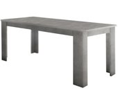 Mesa extensible agenore, consola extensible hasta 12 plazas, consola extensible 100% made in italy, 160/210x90h75 cm, gris