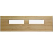 Cabecero de cama de madera suecia abierto | cama de 90 y 105 | pino | barnizado natural | pejecar