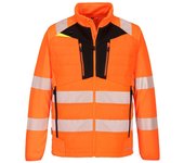 Chaqueta dx4 de a.v hybrid baffle de tejido ripstop paneles acolchados de insulatex portwest dx473