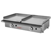 Plancha a gas acero laminado 40+40 maiser