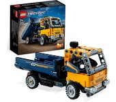 Lego technic 42147 la inclinación del camión del camión, 2-en-1, pelleter de chorro, máquina del sitio