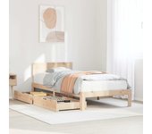 Maison exclusive - estructura de cama con cajones madera maciza de pino 90x200 cm