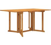 Maison exclusive - mesa de jardín plegable butterfly madera de teca 150x90x75 cm