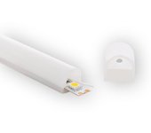 Ledkia tubo de silicona semicircular led flex empotrable hasta 11 mm bl1513 10 m