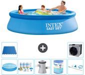 Paquete de piscina - intex - alrededor - 305x305x76 cm + accesorios a577