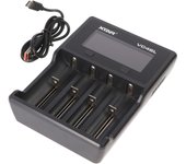 Cargador de baterías xtar vc4sl a li-ion / ni-mh / ni-cd 18650