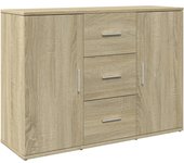 Aparador | aparador de comedor | armario de cocina de madera de ingeniería roble sonoma 90,5x29,5x65 cm cfw67817
