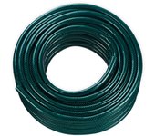 Relaxdays manguera de jardín de 30 metros, sistema de riego universal para césped, 1/2 pulgada, plástico, verde oscuro