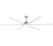 Ventilador de techo de seis aspas airlux 300 cm blanco con luz