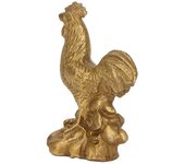 Estatua de gallo de latón, adornos artesanales chinos para el hogar, escultura de gallo, figurita