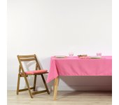 Mantel antimanchas tacto tela jacquard maglia liso fucsia - 200x160 cm