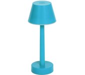 Lámpara recargable lindby led gaja, azul, usb, ip44, rgbw, atenuable