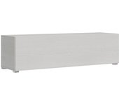 Mueble tv abatible con paso de cables l.153,6 h.40 p.39,2 con patas fresno blanco