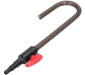 Tubo de llenado de agua para acuario, montaje en pared, llenado automático, tubo de llenado de agua para manguera de 3/8, 1/2 y 3/4