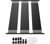 Vevor calentador solar piscina 4x10 pies, sistema pehd, resistente a inclemencias, con accesorios, panel solar universal, para piscinas